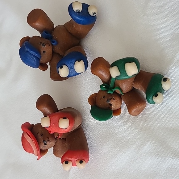 Handcrafted Miniature Filo Dough Teddy Bears - Picture 7 of 15